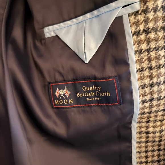 New J Crew Sommerset Blazer houndstooth Blazer 100% English wool - Picture 3 of 7